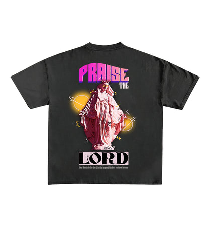 PRAISE-THE-LORD Oversized Tee