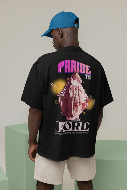 PRAISE-THE-LORD Oversized Tee