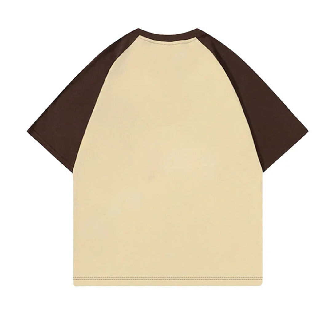 Mocha Raglan Oversized Tee