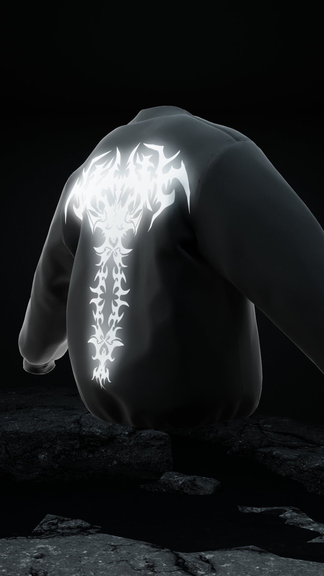 SPINE Oversized Sweatshirt(Reflective)