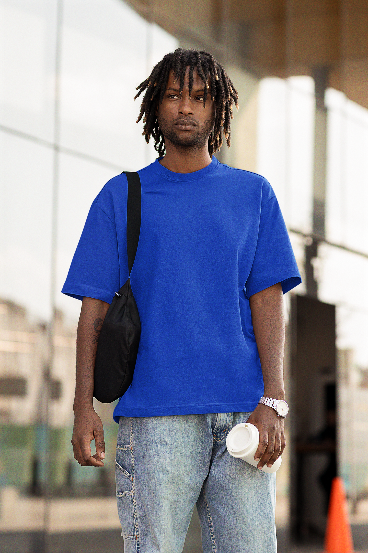 Navy Blue Heavyweight Tee