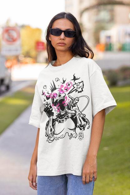 SKELETON-PUNK Oversized Tee