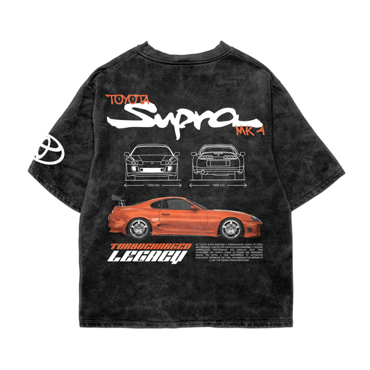 Toyota Supra Acid wash tee